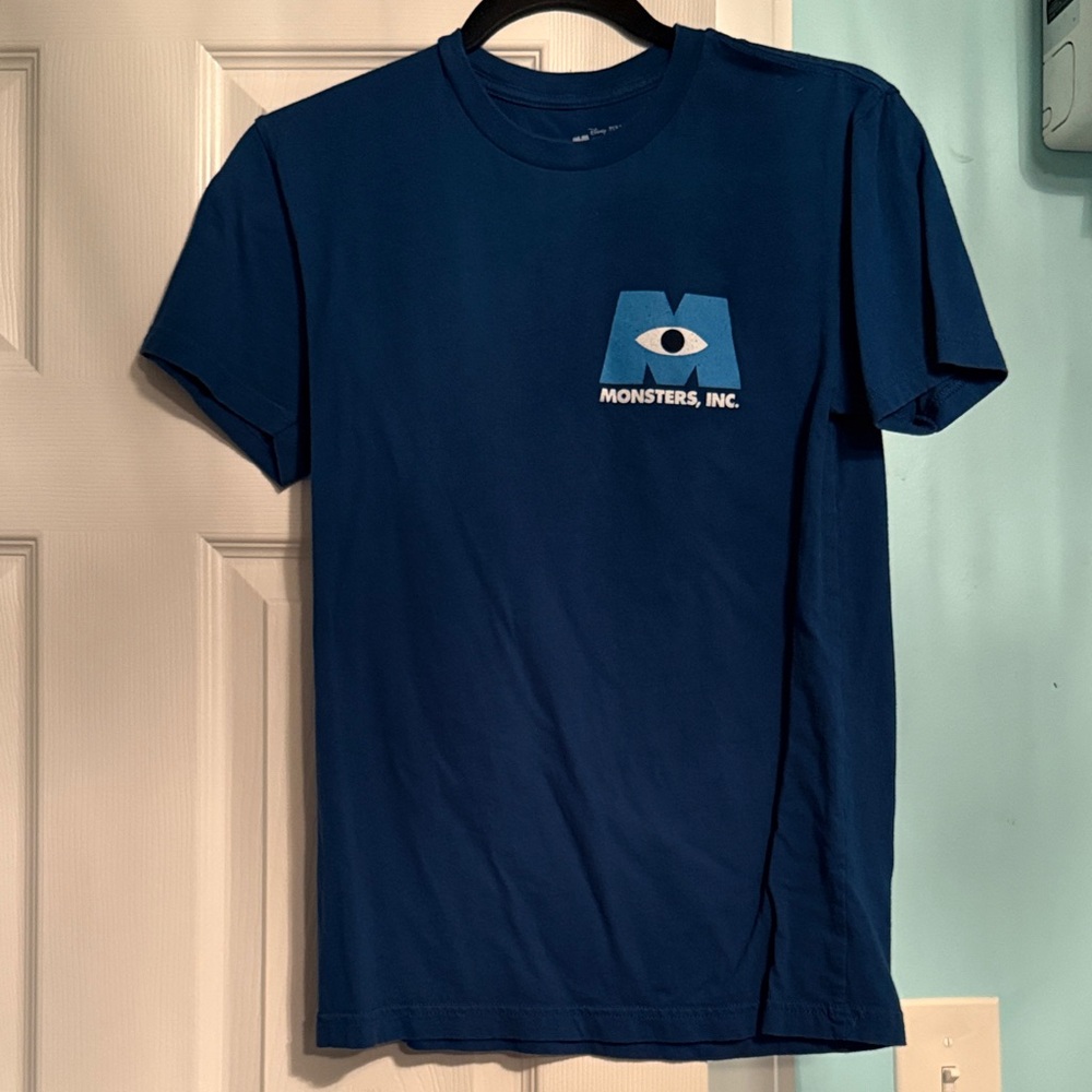 Monsters, Inc. Blue Women's Short Sleeve Tee